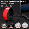 Miniatyrbilde 3 av 5: Oppladbar LED-armbånd | Høy synlighet LED-løpelys for løpere | Reflekterende løpeutstyr Lys opp armbånd Red