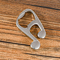 Miniatyrbild 2 av 3: Silverfärgad flasköppnare i form av en diskantklav eller not