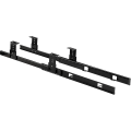 Miniatyrbilde 4 av 4: Full Extension Teleskopiske Sklier for Under Bordmontering - Justerbar Styreskinne for Tastatur Skuff - Tastaturbrett - Tastatur Under Skrivebord