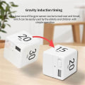 Miniatyrbillede 3 af 5: Miracle Cube Timer Hvid Køkken Timer Børne Timer Trænings Timer Fashionable 15-20-30-60minutes