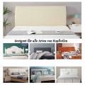 Miniatyrbild 2 av 3: Sängöverdrag, Shmshng, Sänggavelöverdrag Boxfjäderöverdrag Dammskydd off white 150cm