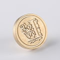 Miniatyrbilde 1 av 5: Elite messing retro alfabet initialer voksforseglingsstempel 26 bokstaver A-z voksforseglingsstempel for postdekorasjon DIY-kortlaging L