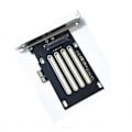 Pikkukuva 4 / 5: SFF-8639 U.2 U.3 - PCIE 3.0 4.0 X1 -sovitinkortti, sovitin emolevyn paikka PCIEX1, monitoimisovitinmoduuli