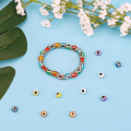 Miniatyrbilde 4 av 5: 450 stk onde øyne perler øyne perler håndlagde onde øyne harpiks perler sjarm for diy armbånd halskjede 15 farger 10MM