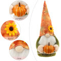 Miniatyrbilde 3 av 5: 1 stk Thanksgiving Harvest Gresskar Dukke Ansiktsløs Dukke Høst Rudolph Dverg Ornament Stil 1