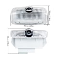 Miniatyrbillede 2 af 5: 2 stk. velkomstlys Infiniti FX/G/M/EX/QX60/QX70/Q60/Q70/Q50 dørprojektionslampe standard hvedespids