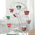 Miniatyrbild 5 av 5: Metallisk pariserhjul cupcake-ställ bröllop födelsedagsfest tårta stativ display stativ