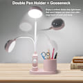 Miniatyrbillede 4 af 5: Børne skrivebordslampe, skrivebordslampe med penneholder, automatisk