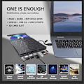 Miniatyrbillede 4 af 5: Ekstern CD/DVD-drevafspiller, 7 i 1 USB 3.0 CD/DVD-ROM +/-RW CD-brænder til bærbar desktop, 11/10/8/7 Linux