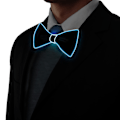 Miniatyrbilde 4 av 5: Lysende slips, Man Led lysende slips med strømkabel, 3 blinkmoduser Led glødeslips, justerbar belyst slips Blue