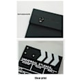Pikkukuva 4 / 5: Elokuva Filmi Klap Board Hollywood Clapper Board Puinen Elokuva Elokuva Klapboard Lisävaruste black 27*30cm