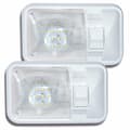 2-pack 12V LED-innertaksbelysning för husbil