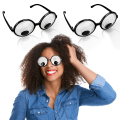 Miniatyrbilde 4 av 5: 3 stk. Googly Eyes-briller Morsomme ristesynd-briller Gigant Googly Eyewear Spøker Props Morsomt kostyme