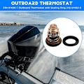 Pikkukuva 4 / 5: 350-01030-1 Perämoottorin termostaatti tiivisterenkaalla 346-01032-0 malleihin M15D2 M18E2 M8B M9.8B M9.9D2