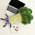 Miniatyrbillede 3 af 4: Multifunktionel pude grøntsag broccoli plys legetøj bløde dukker 65cm