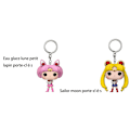 Miniatyrbillede 1 af 5: Sailor Moon nøglering Kanin Vand Is Måne Nøglering Vedhæng Nøglering Figur