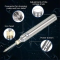 Miniatyrbild 4 av 5: 5v 15w Batteridriven Lödkolv, Med Usb Uppladdningsbar Lödkolv, Justerbar Spänning Lödkolv Silver