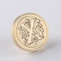 Miniatyrbillede 1 af 5: Elite Messing Retro Alfabet Initialer Voksstemplingsstempel 26 Bogstaver A-z Voksstemplingsstempel Til Postdekoration Diy Kortfremstilling X