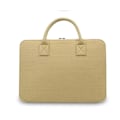 Miniatyrbilde 3 av 5: Lysegrå Laptop Sleeve for 17-tommers bærbar PC, Filtdatamasking med håndtak for