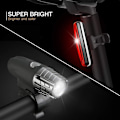 Miniatyrbillede 2 af 5: 2256 cykel forlygte advarselslys mountainbike forlygte 320 lumen forlygte samling