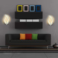 Miniatyrbillede 3 af 5: Løvformet LED væglampe - Moderne design i metal og akryl - Soveværelse, gang, stue - 7W effekt