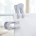 Miniatyrbillede 2 af 5: Grå sæt med 4 multifunktionelle tykke plastklemmer