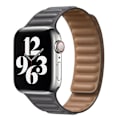 Miniatyrbillede 1 af 5: Magnetisk læderrem til IOS Watch Series, 38\\40\\41mm (grå)