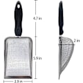 Miniatyrbillede 2 af 5: Rustfrit skovl i rustfrit stål til krybdyr, sandsubstrat, fintmasket si, metalstrøelse-renser til sandstrøelse
