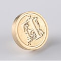 Miniatyrbillede 1 af 5: Elite Messing Retro Alfabet Initialer Voksstemplingsstempel 26 Bogstaver A-z Voksstemplingsstempel Til Postdekoration Diy Kortfremstilling F