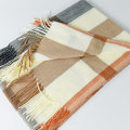 Miniatyrbillede 2 af 5: Moderne cashmere-halstørklæder til efterår og vinter, damer tørklæder, orange fortykkede varme kraver