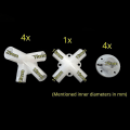 Miniatyrbild 5 av 5: Tält Intubation Tillbehör Tält Anslutningsdelar Reservdelar För 3x3m Paviljong Markis Tältfötter Hörn Center Connector 4PCS