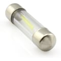 Pikkukuva 2 / 4: 4 kpl (41 mm), LED-auton sisävalopolttimo, 41 mm, 12 V 360 astetta, COB-hehkulankapolttimo, lämmin valkoinen 3000 K, auton lukuvalopolttimoihin