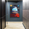 Miniatyrbild 3 av 5: Astronaut Diamantmålning Kit för Vuxna Komplett Diamantkonst Kit Hemväggdekor 12 x 16 Tum