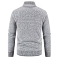 Miniatyrbild 2 av 5: Stickade Casual Cardigans för Män Light Grey XL
