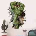 Pikkukuva 5 / 5: Superhero Hulk -seinätaarra, erinomainen vinyyliseinätarra, sopii poikien huoneeseen, olohuoneeseen, mitat 35,4 x 23,6 tuumaa