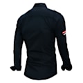 Miniatyrbillede 3 af 4: Herre Mode Casual Lapel Solid Langærmet Skjorte