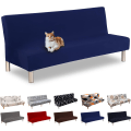 Miniatyrbillede 1 af 5: Sofaovertræk uden armlæn 3 sæder universal elastisk Clic C