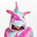 Miniatyrbild 2 av 3: Unisex Flanell Djurpyjamas En-delad Nattkläder Hoodie Sovkläder Fest Cosplay Djur Siamesiska Pyjamas XL