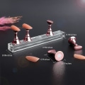 Miniatyrbild 3 av 5: 2 set nagelställ för press on naglar display, magnetisk falska naglar hållare för målning naglar övningar, nybörjare akryl nagelkonst kit tillbehör, nagel 2 sets