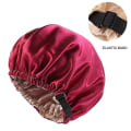 Miniatyrbilde 1 av 2: Dame Satin Nattlue, Usynlig Flat Justerbar Knapp Nattlue Red Wine