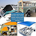 Miniatyrbilde 5 av 5: 62 stk / 152 stk Marine Grade Canvas Båtdeksel Trykknapp Feste Kit 62Pcs