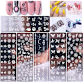 Miniatyrbild 1 av 5: Set med 6 nagelkonstplattor, nagelkonstverktyg för kvinnor och flickor