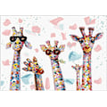 Miniatyrbillede 1 af 5: Giraffe Fuld Diamant 5D Diamantmaleri Kit til Voksne, Tegneserie Dyr Giraf Soveværelse Diamant Kunst Kit til Voksne eller Børn 11,8x15,7 tommer