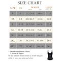 Miniatyrbillede 5 af 5: Kvindernes Underbust Korset Talje Træner Body Shaper Vest Med Justerbare Stropper M