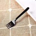 Miniatyrbilde 5 av 5: 100 stk. sorte plastgafler