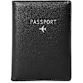 Miniatyrbild 1 av 4: Passfodral i läder med RFID-skydd, resefodral, passfodral, passmapp