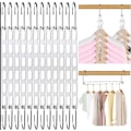 Miniatyrbillede 3 af 4: Multi-hanger Bøjle, Garderobe Bøjle 80PCS