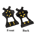 Miniatyrbilde 2 av 5: 1 par Anti-skli Stretch Snø Is Grips 10-stud Spikes Sko  Klamper  Gummi Slip-on Sko Klamper M