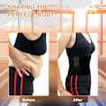 Miniatyrbillede 2 af 5: Snatch Me Up Bandage Wrap, Waist Trainer Tape Usynlig Talje Trimmer Wrap Lænd For Talje Relief Body Shaper Binding 3M