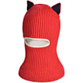 Miniatyrbild 3 av 5: Baby Flicka Pojkar Vinter Varma Halsduk Sjal Mössa Stickad Söt Ansiktsmask Balaclava， Röd